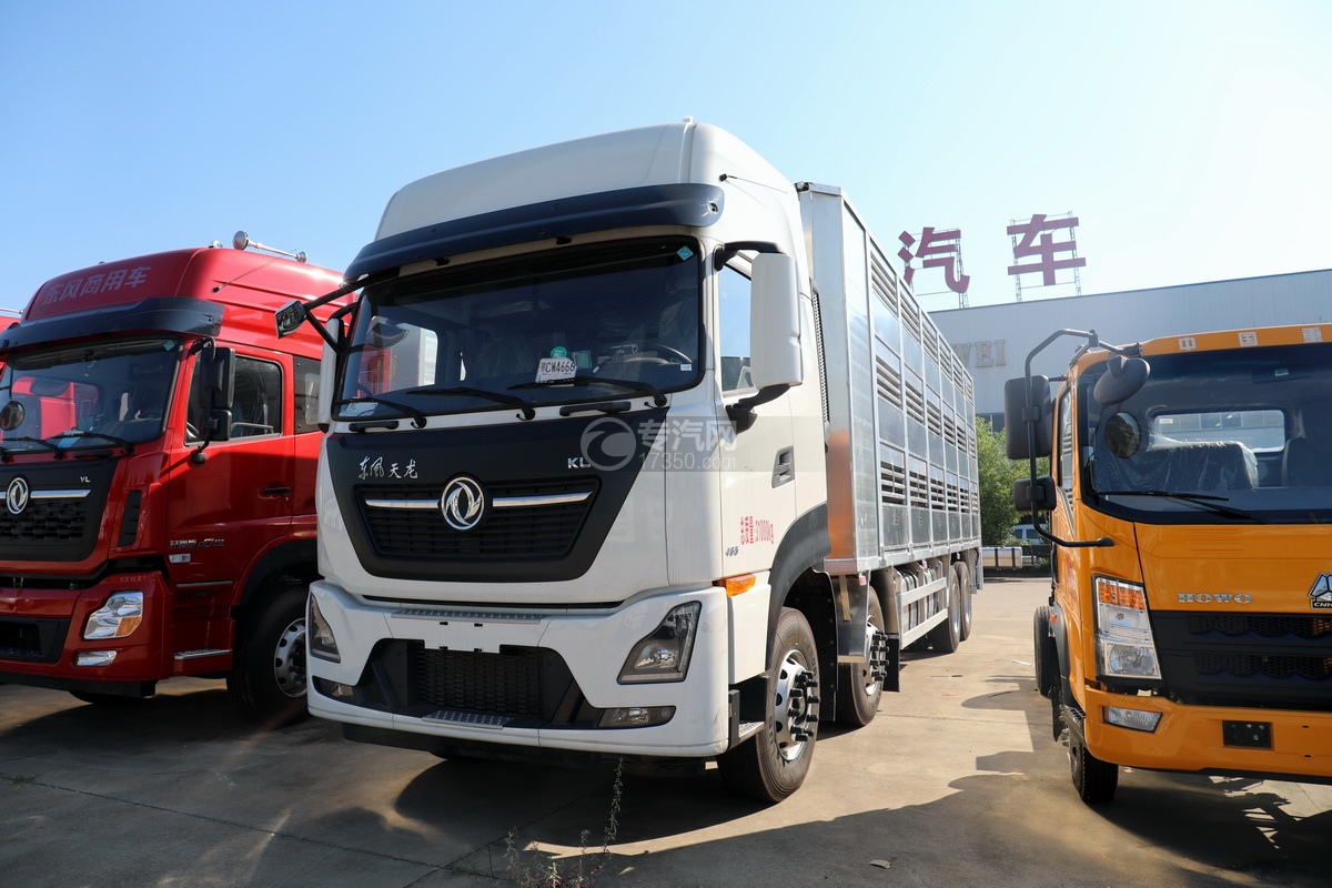 東風(fēng)天龍KL前四后八國(guó)六畜禽運(yùn)輸車 專業(yè)可靠的移動(dòng)牧場(chǎng)
